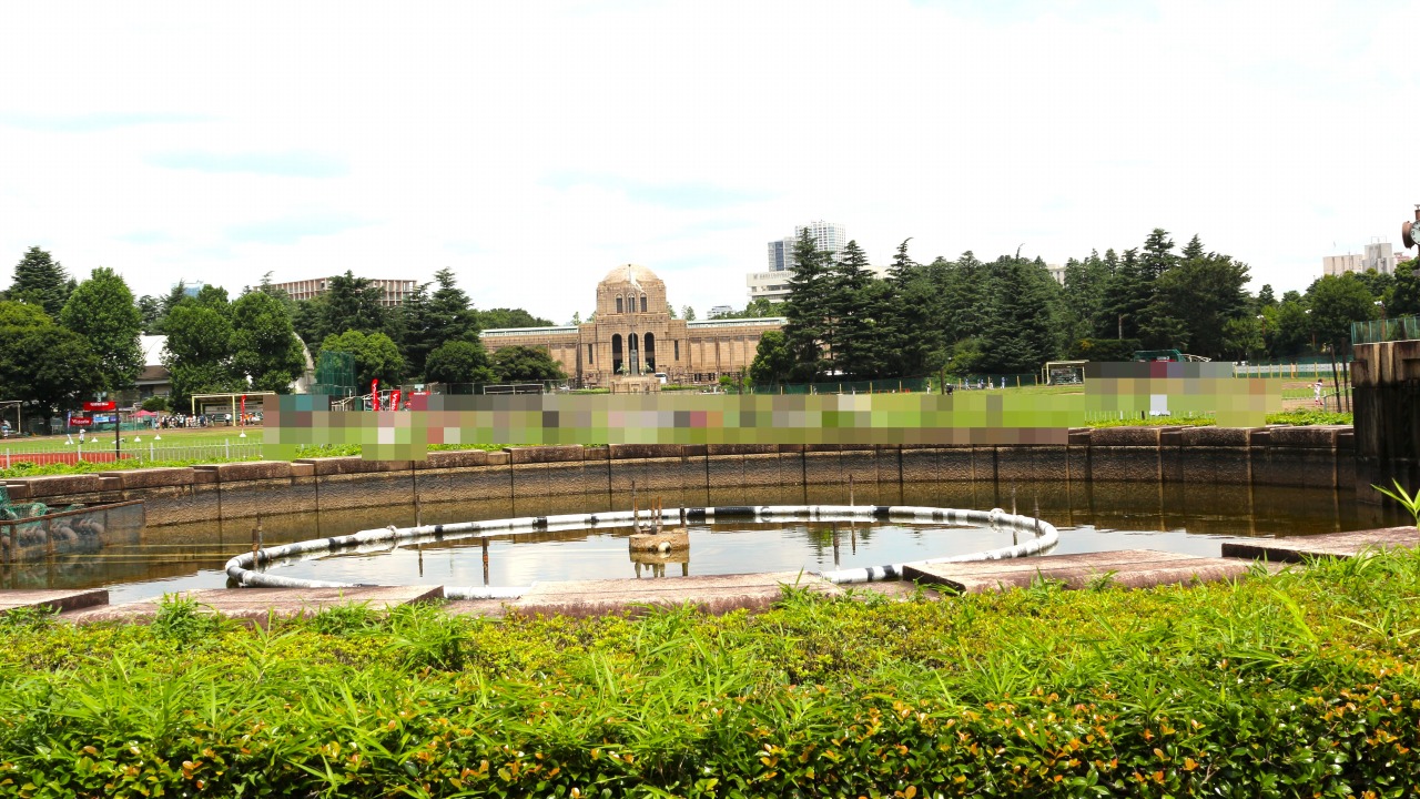 神宮軟式球場噴水