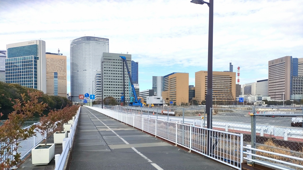 築地大橋からの風景