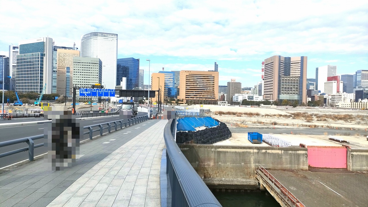 築地大橋からの風景