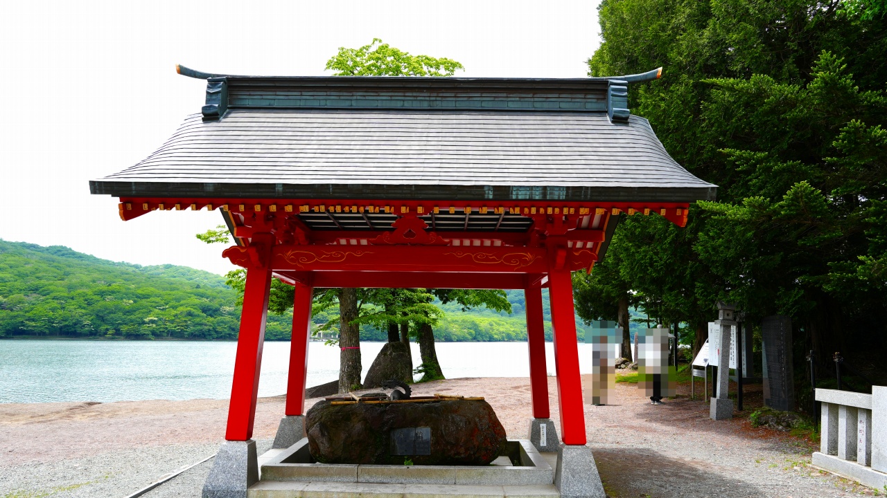 赤城山 赤城神社 手水舎