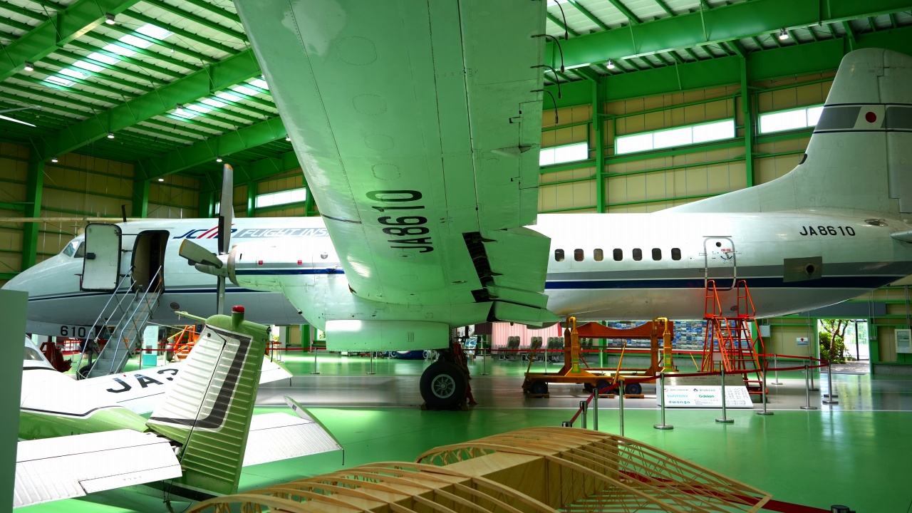 YS-11 JA8610　国産ターボプロップ双発輸送機　日本航空機製造　1964年製造　国立科学博物館　所蔵・保管