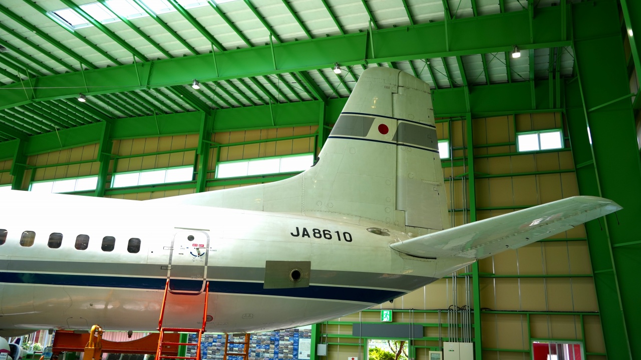 YS-11 JA8610　国産ターボプロップ双発輸送機　日本航空機製造　1964年製造　国立科学博物館　所蔵・保管