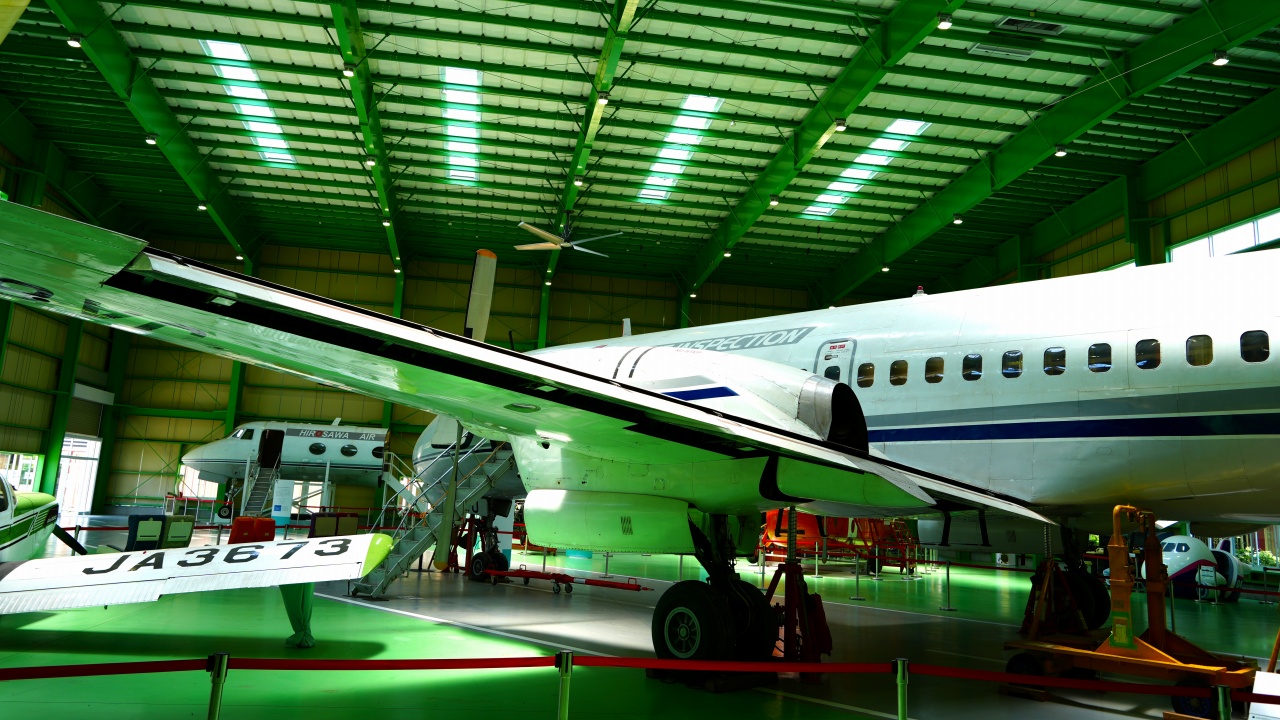 YS-11 JA8610　国産ターボプロップ双発輸送機　日本航空機製造　1964年製造　国立科学博物館　所蔵・保管