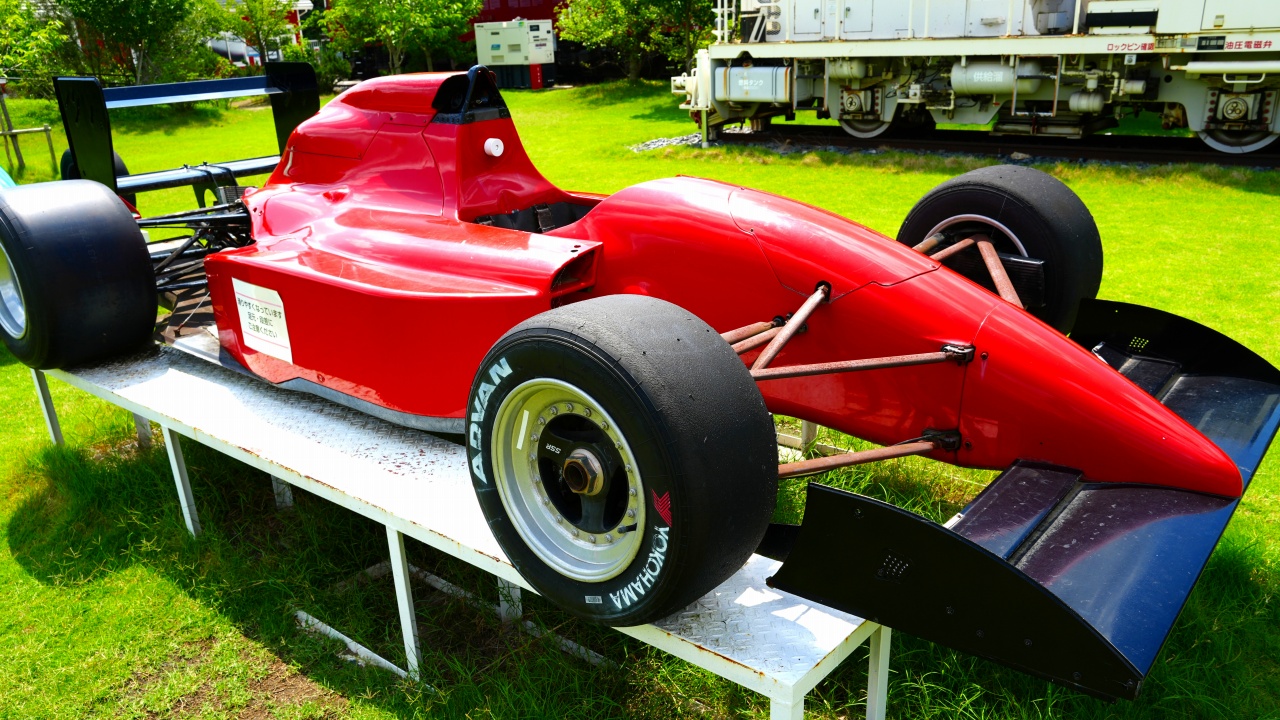 ユメノバ　野外広場　レーシングカー