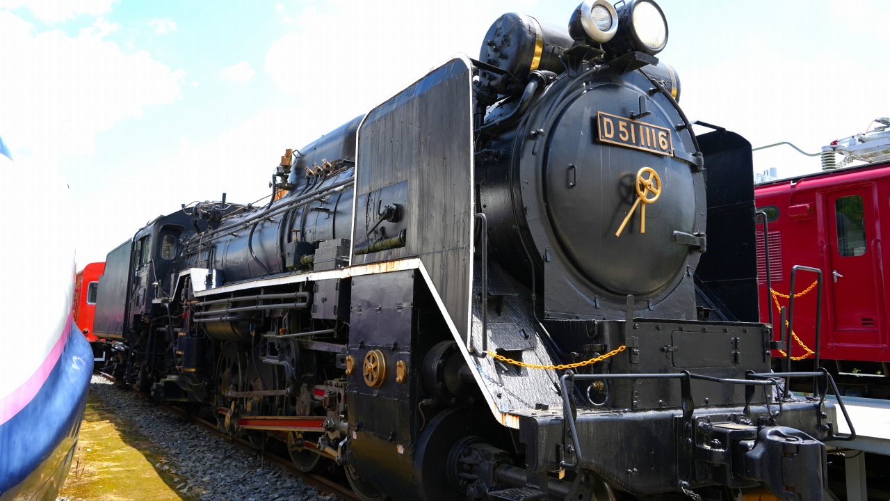 ユメノバ　レールパーク　蒸気機関車　D51-1116