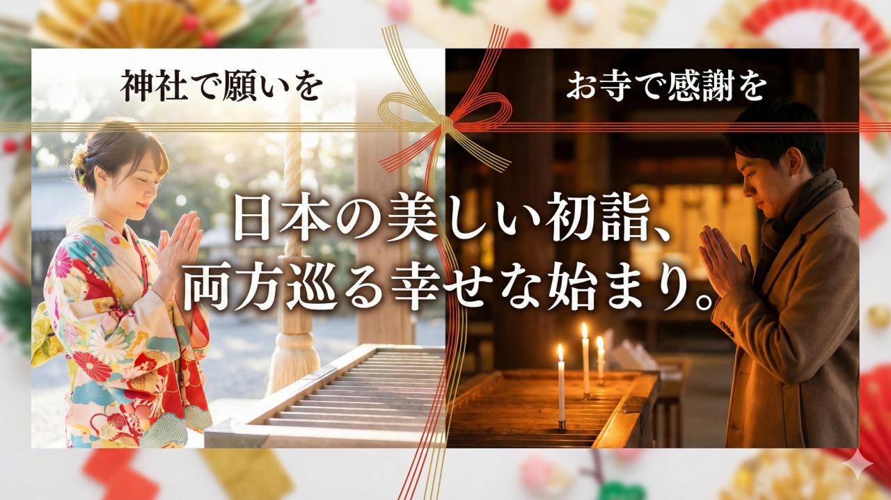 初詣は神社とお寺どっちが正解?