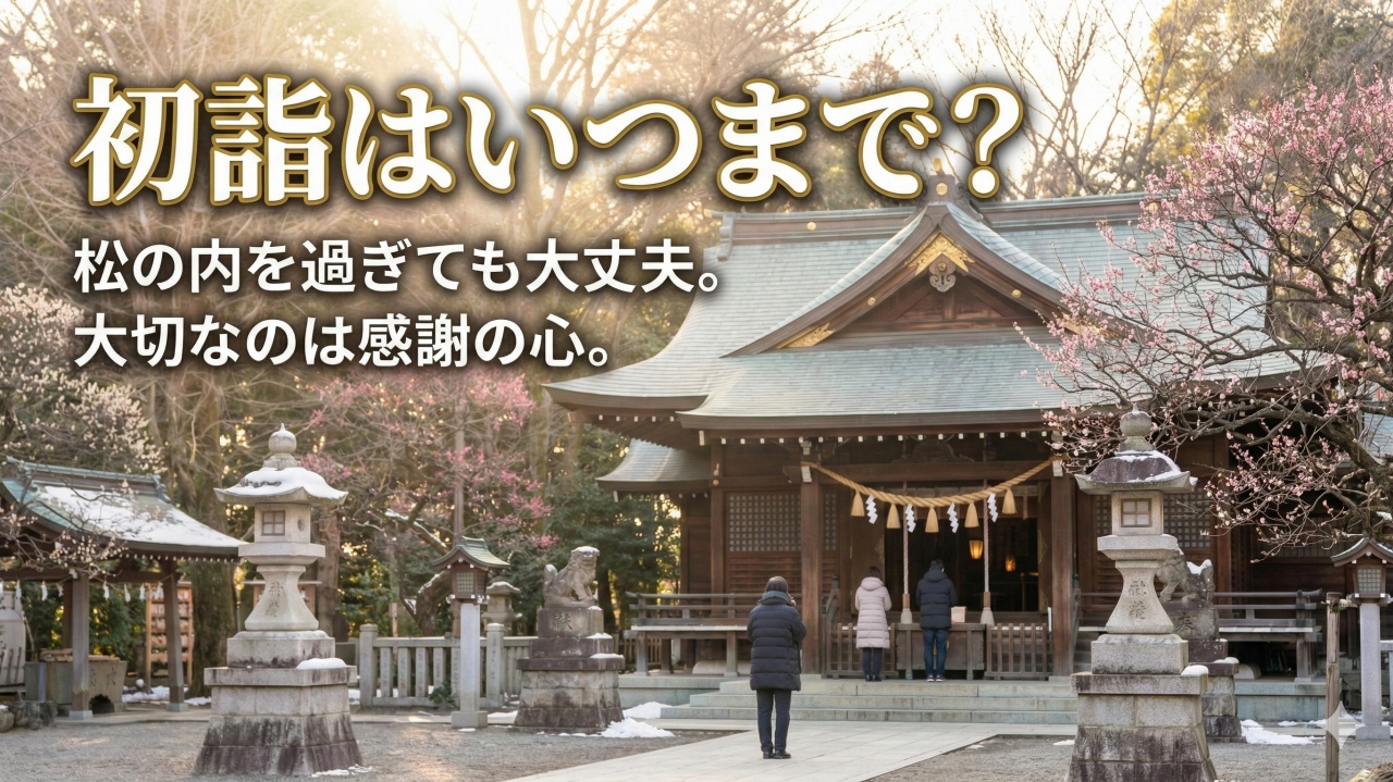 初詣はいつまでに行けばいい？