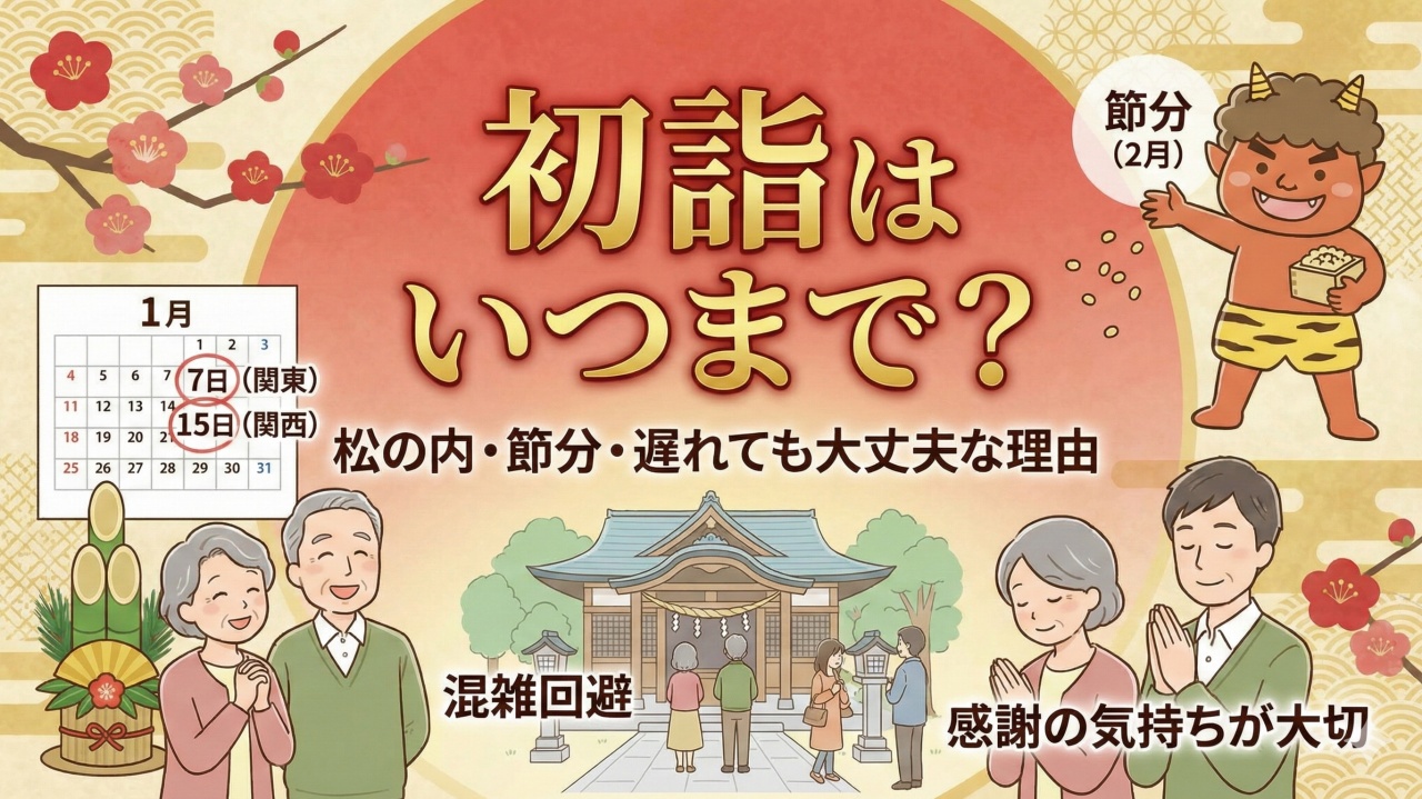 初詣はいつまでに行けばいい？