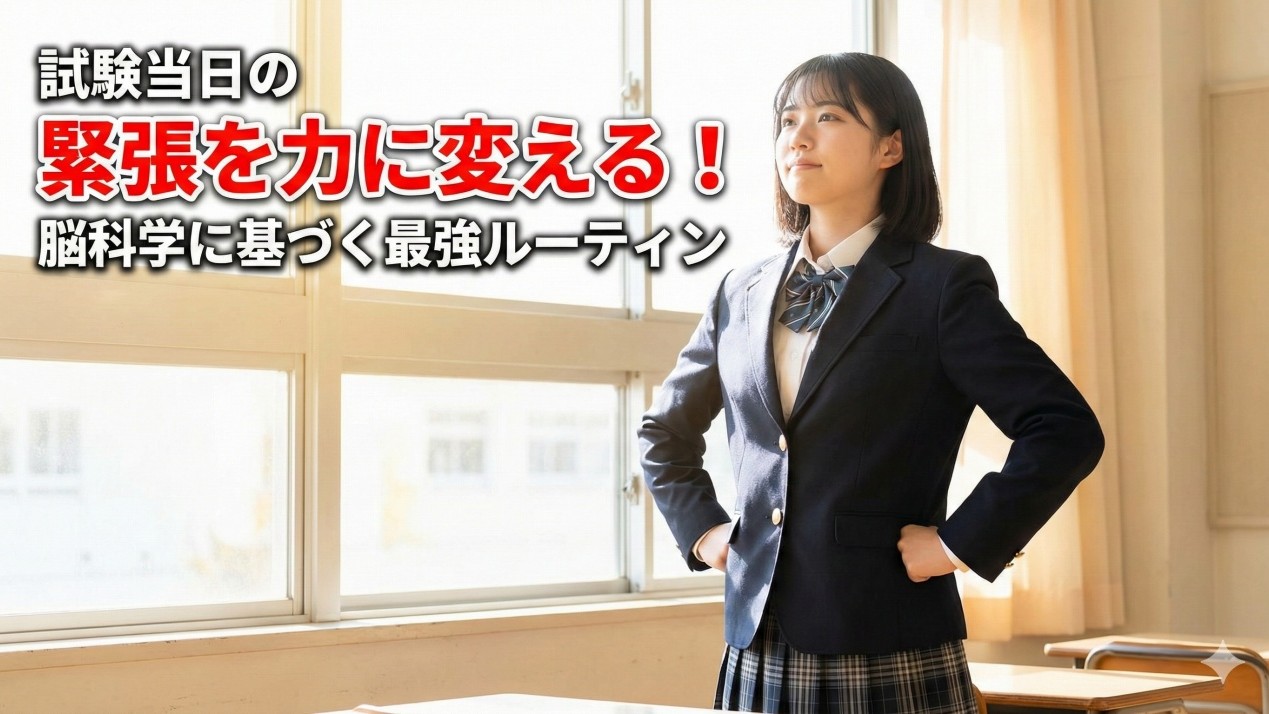 試験当日の緊張をほぐす簡単なルーティンとは？