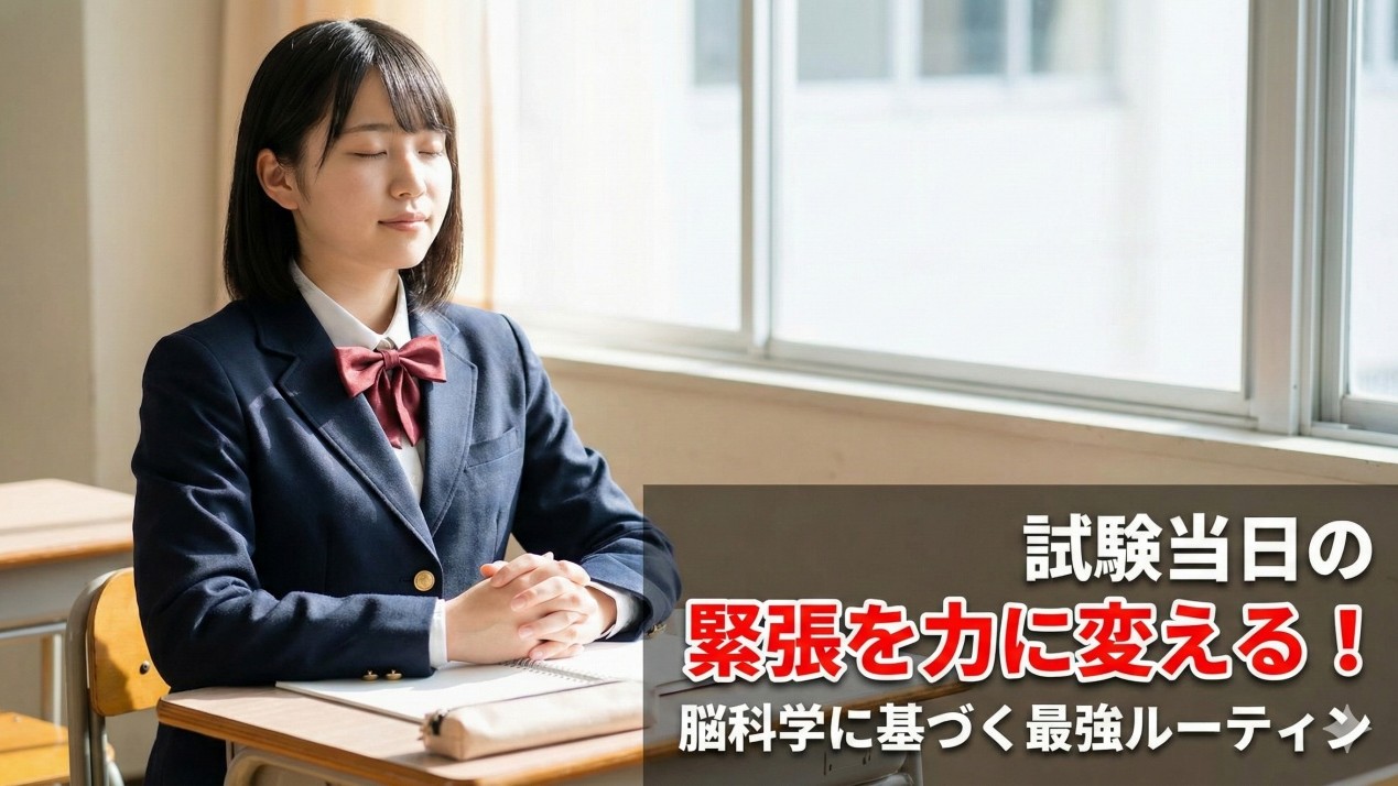 試験当日の緊張をほぐす簡単なルーティンとは？