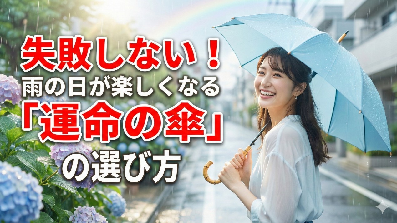 失敗しない傘の選び方！