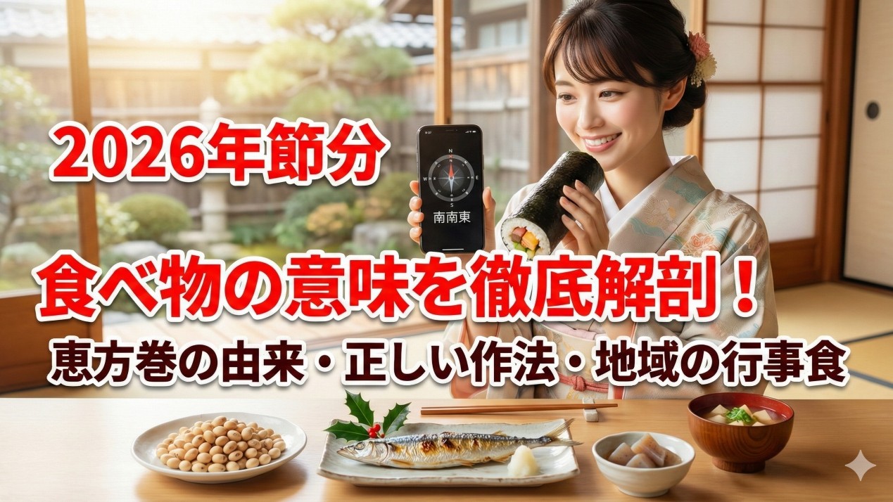 節分の食べ物の意味とは？