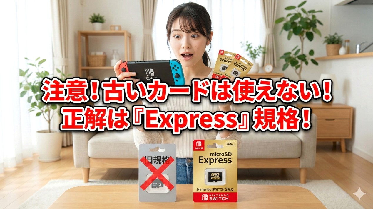 Switch2のmicroSDカード