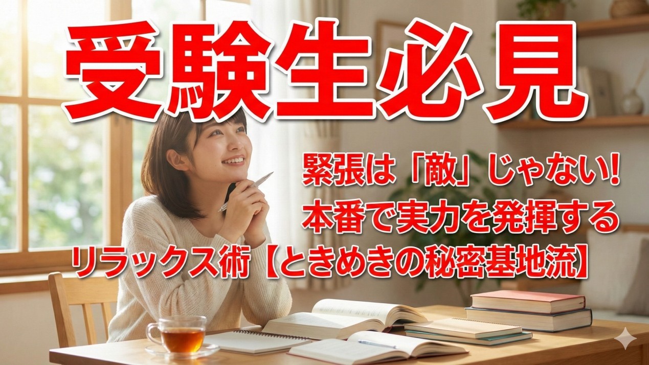緊張は「敵」じゃない！