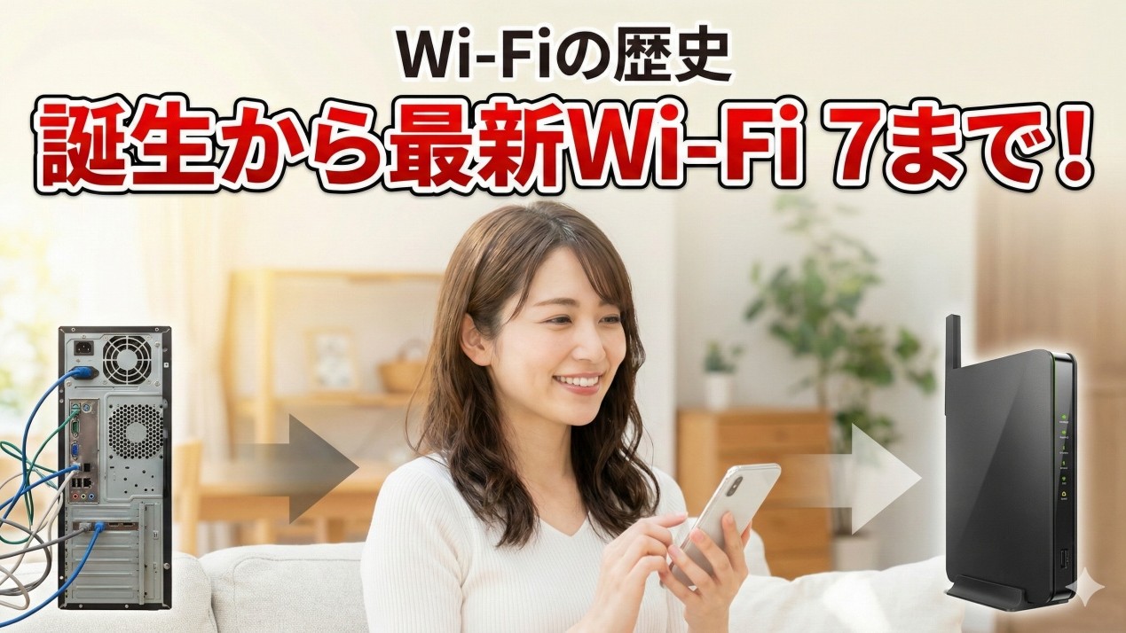 Wi-Fi（ワイファイ）の歴史とは？
