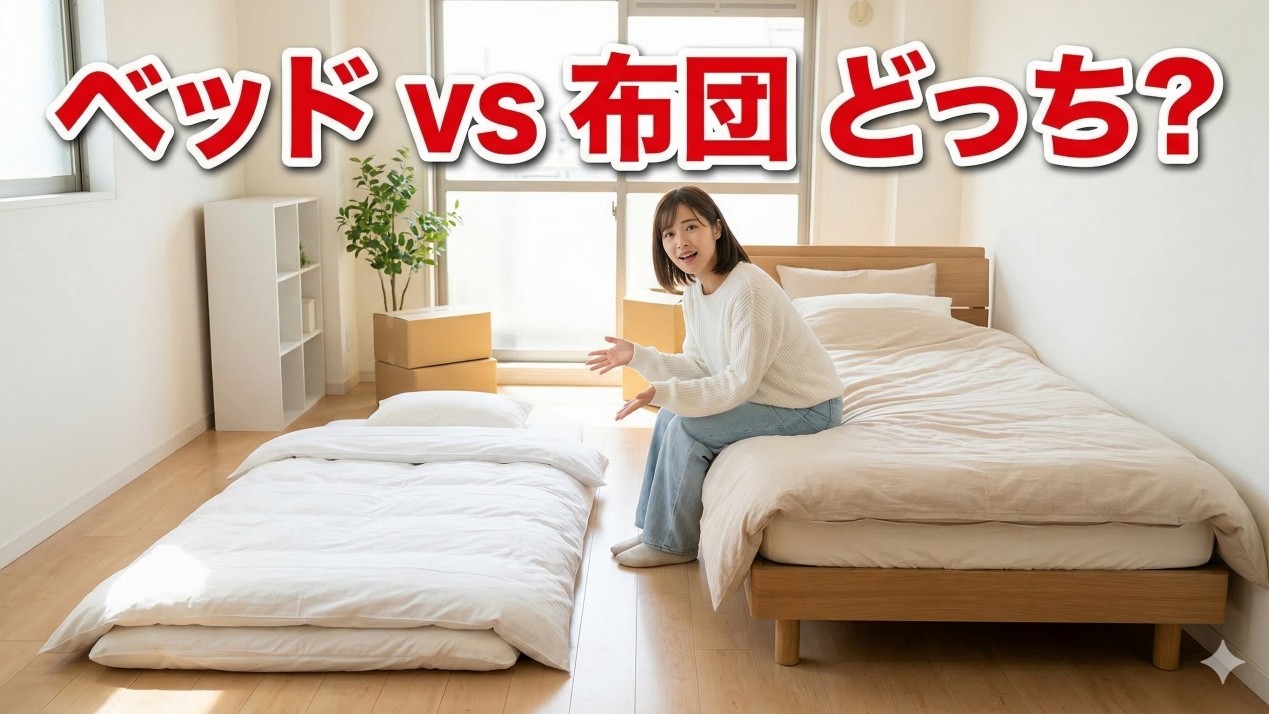 ベッドと布団どちらが良い？